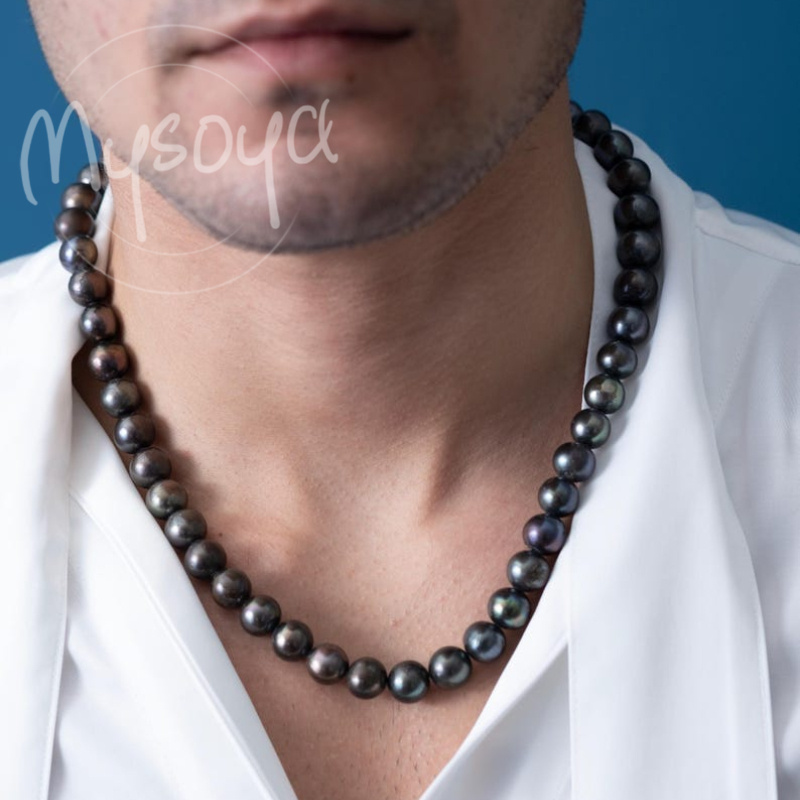 MYSOYA Freshwater Pearls Necklace 7-8mm June Birthstone Gift